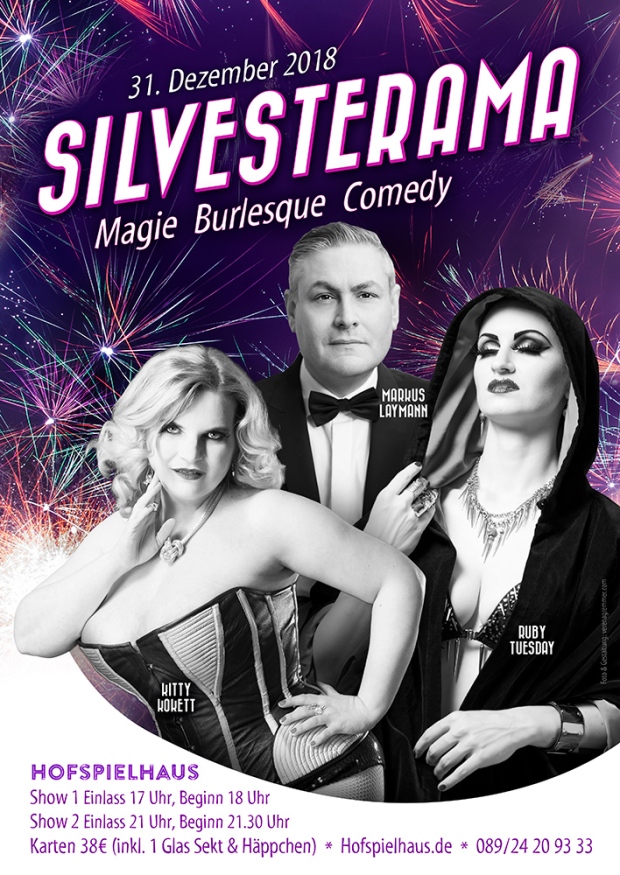 Silvesterama Burlesque, Magie und Comedy Silvestershow in München